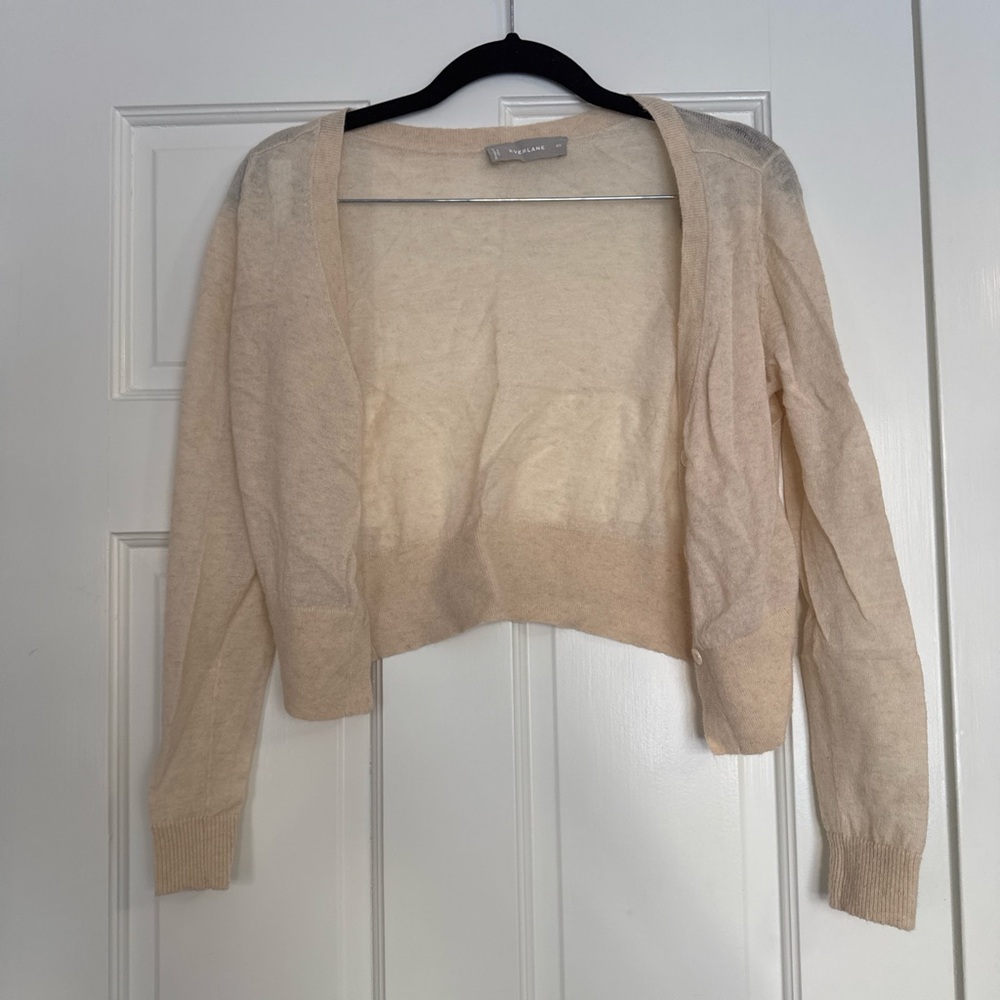 Everlane Light Beige Cardigan Shrug